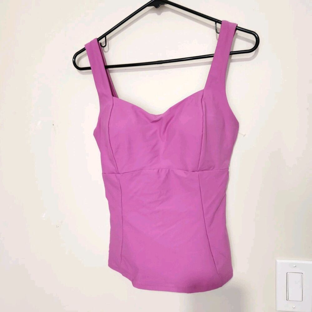 Calia swim top Size XS Light Purple Color Padded Wired tankini. New